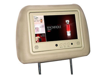 ColorfulCar Headrest หน้าจอ LCD แสดงผลวิดีโอ 7 นิ้วด้วยเซนเซอร์ IR, MPEG4 MPEG2 MPEG1