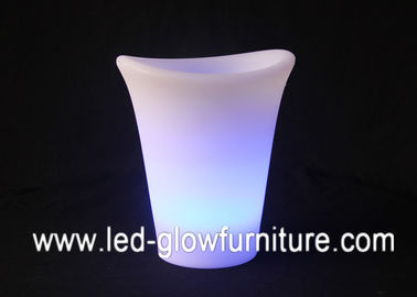 LED สีภาชนะเปลี่ยนกระถางแสงดอกไม้ / แจกันพร้อมกับแบตเตอรี่หรือพลังงานแสงอาทิตย์