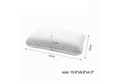 สีชมพู Comfort สี่เหลี่ยมผืนผ้าหน่วยความจำขนาดเล็กหมอนโฟมท่องเที่ยว 40 * 25 * 11 ซม