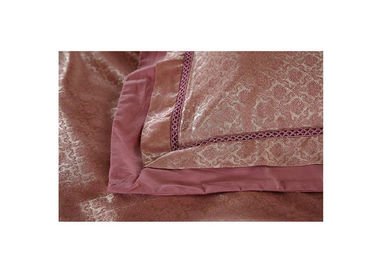 ร่วมสมัยหรูหรา Tencel นอนผ้าปูที่นอนผ้านวมผ้าไหมสีชมพูปลอกหมอน