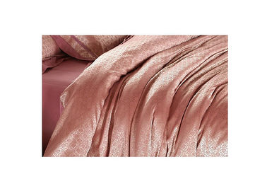 ร่วมสมัยหรูหรา Tencel นอนผ้าปูที่นอนผ้านวมผ้าไหมสีชมพูปลอกหมอน