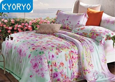 4pcs ชุดชุดเครื่องนอนผ้าฝ้ายที่มีรูปแบบสง่างามสำหรับ Bed โรมที่บ้าน